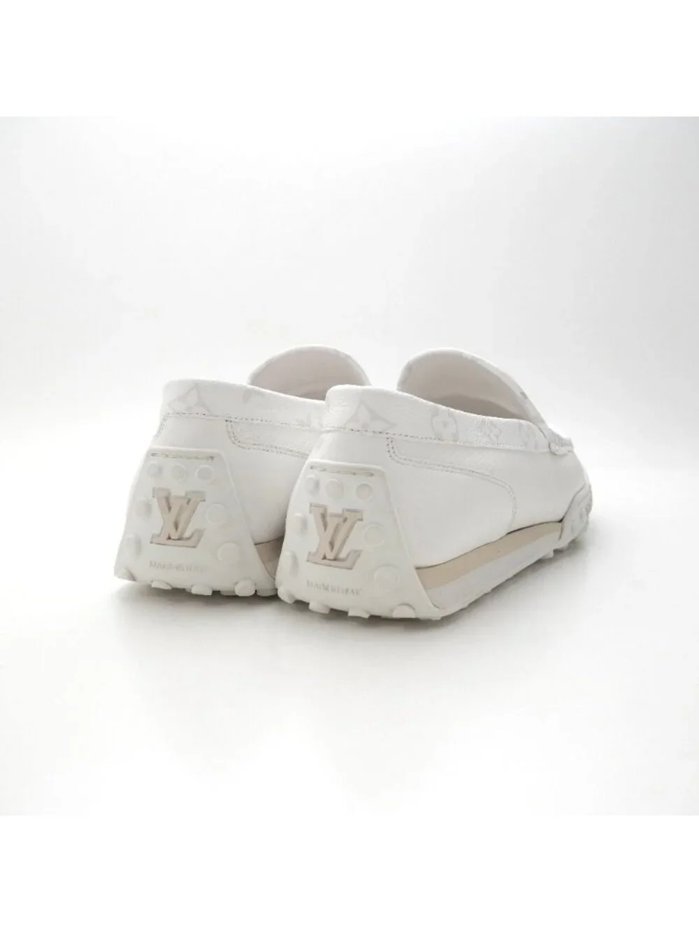 Louis Vuitton LV Line Loafers 8 Slip on Driving Shoes
